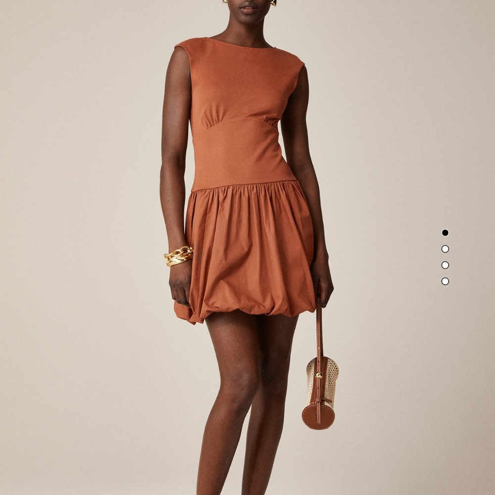 NWT- J. Crew Mini Dress in Classic Black with Chic Silhouette
